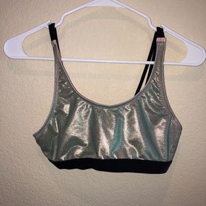 Rave Top, Iridescent Silver/Pink/Green, XS